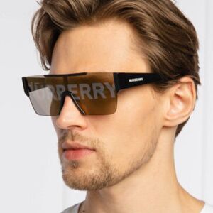 BRAND NEW Burberry BE4291 3001/G unisex Logo Lens D-frame Sunglasses